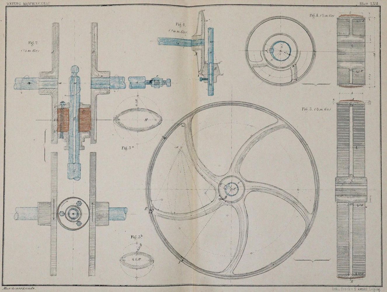 Große Abbildung Nr.1: 120-1128 Weitzel,C.G.: (Verschiedene Gebiete - Varia, Maschinenbau)