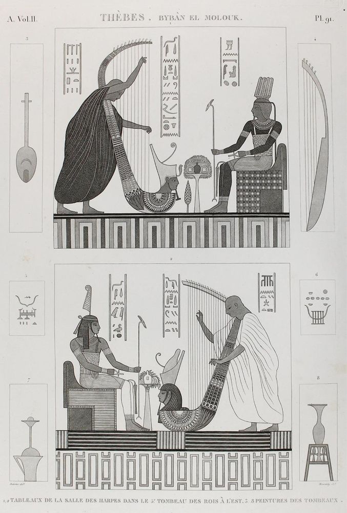 Große Abbildung Nr.1: 120-1168 Description de l'Egypte.: (Afrika, Ägypten)
