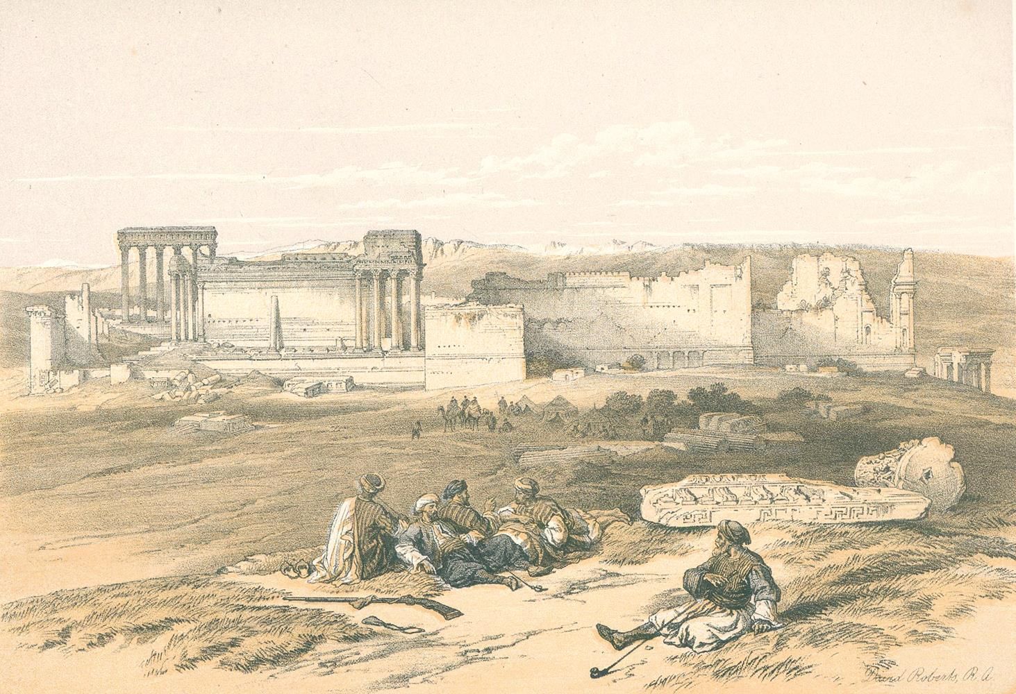 Große Abbildung Nr.4: 120-1190 Roberts,D.: (Asien)