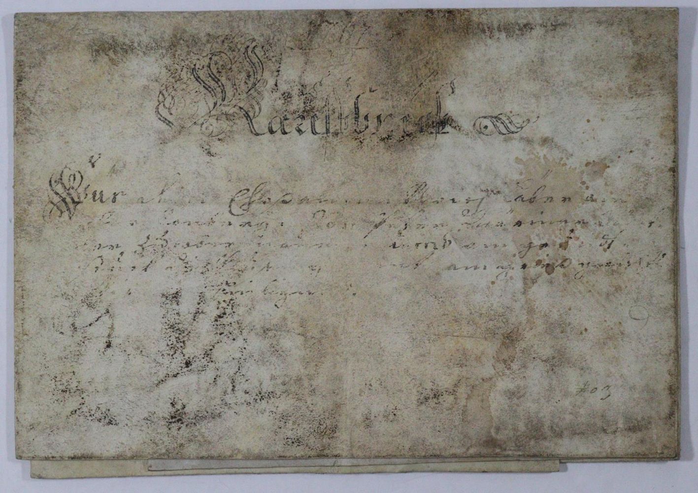Große Abbildung Nr.210: 120-120 Konvolut: (Handschriften, Österreich)