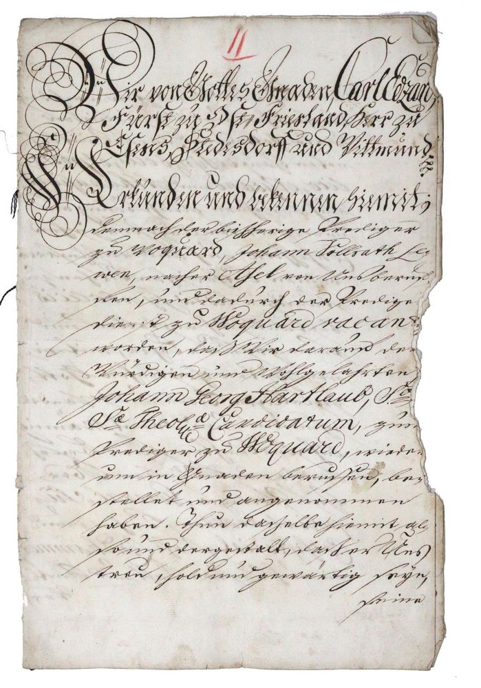 Große Abbildung Nr.1: 120-1220 Jever.: (Deutschland, Handschriften)