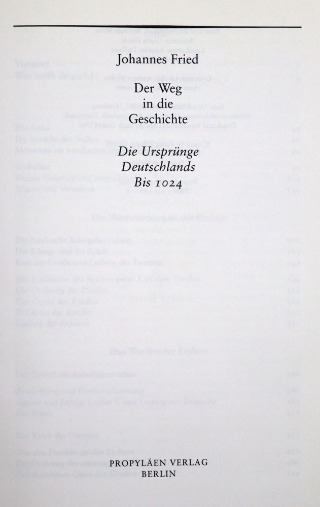 Große Abbildung Nr.1: 120-1238 Propyläen-Geschichte Deutschlands.: (Deutschland)