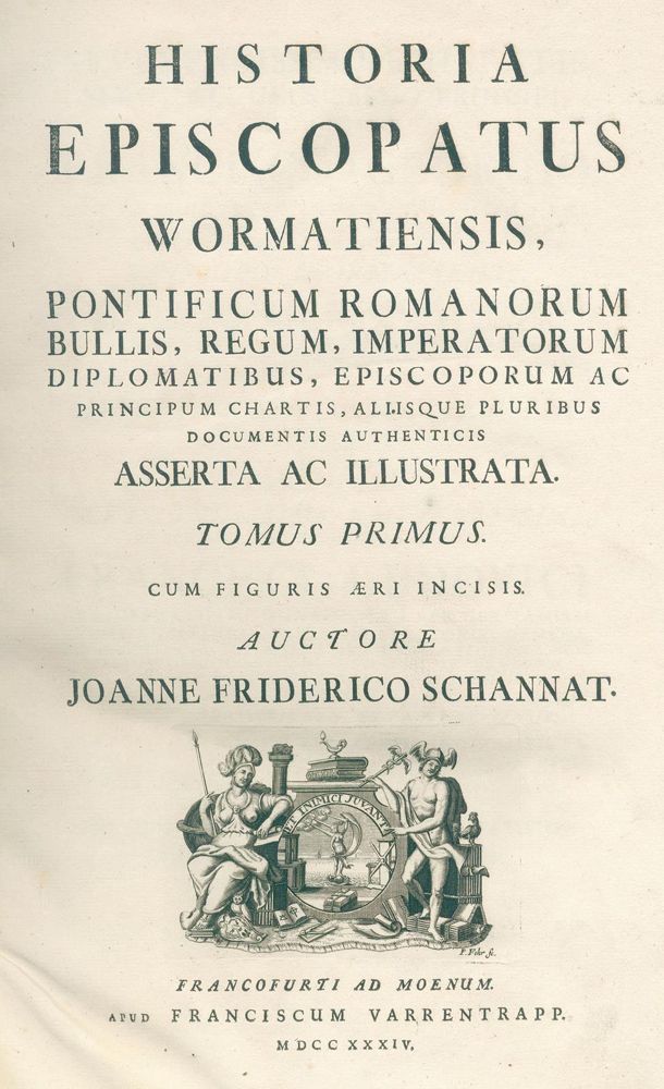 Große Abbildung Nr.1: 120-1263 Schannat,J.F.: (Deutschland, Worms)