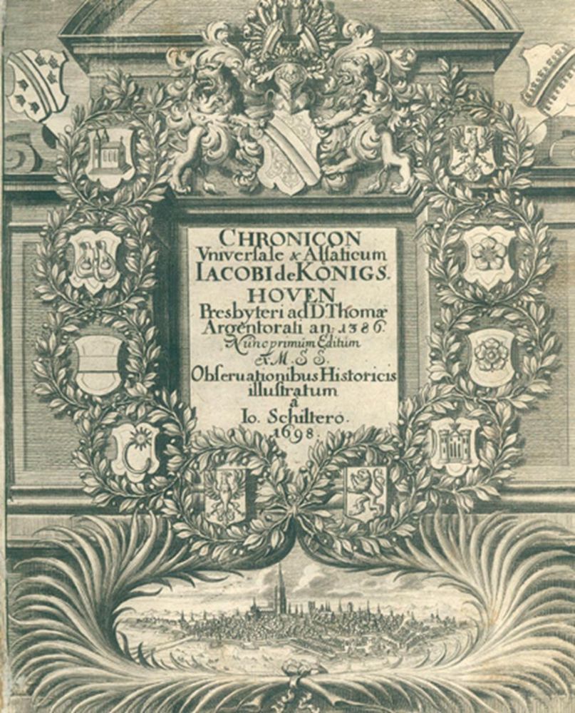Große Abbildung Nr.1: 120-1277 Königshoven,J.v.: (Frankreich, Elsass)