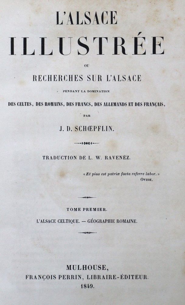 Große Abbildung Nr.1: 120-1279 Schoepflin,J.D.: (Frankreich, Elsass)