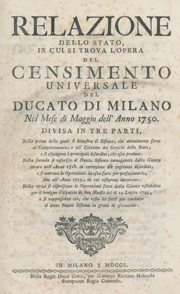 Große Abbildung Nr.1: 120-1300 Relazione: (Italien, Mailand)