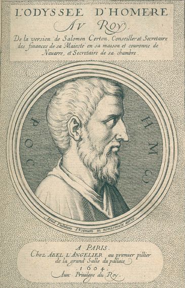Große Abbildung Nr.1: 120-131 Homer.: (Alte Drucke, Handschriften und Theologie)