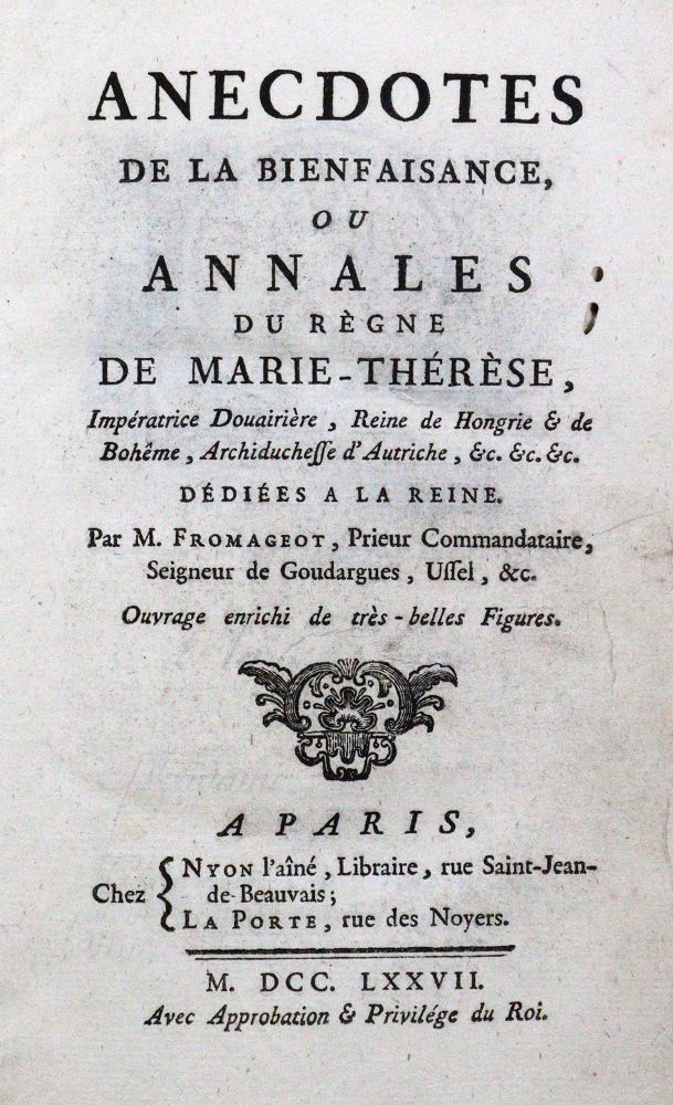 Große Abbildung Nr.1: 120-1317 Fromageot,(P.).: (Österreich, Maria Theresia)