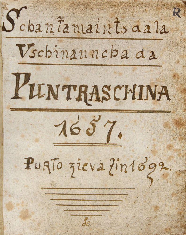 Große Abbildung Nr.1: 120-1330 Schantamaints: (Schweiz, Handschriften)