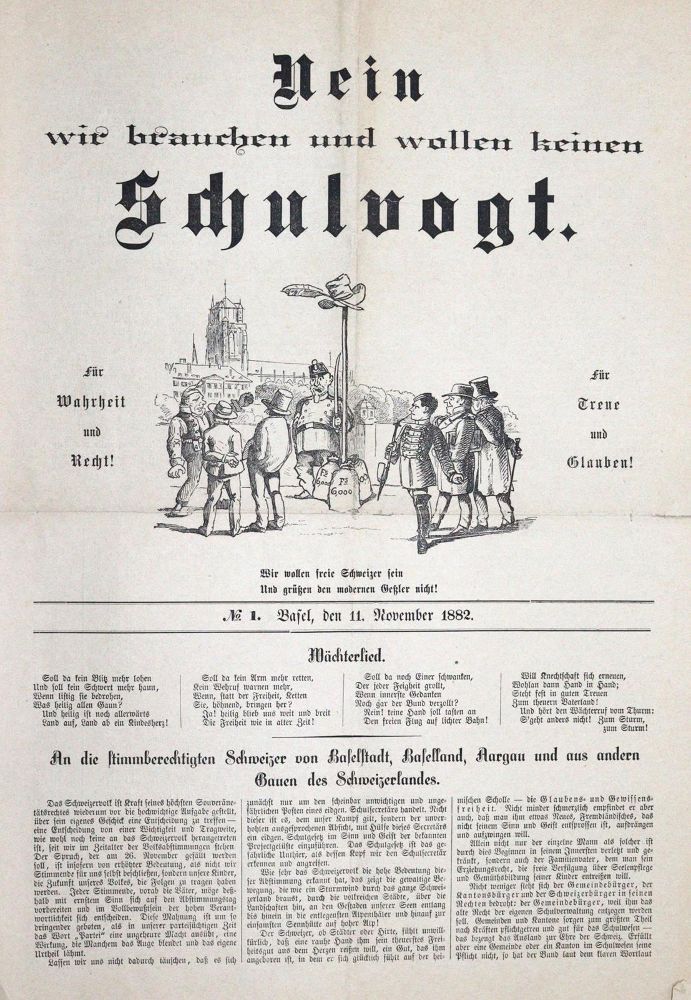 Große Abbildung Nr.1: 120-1340 Schulvogt.: (Schweiz)