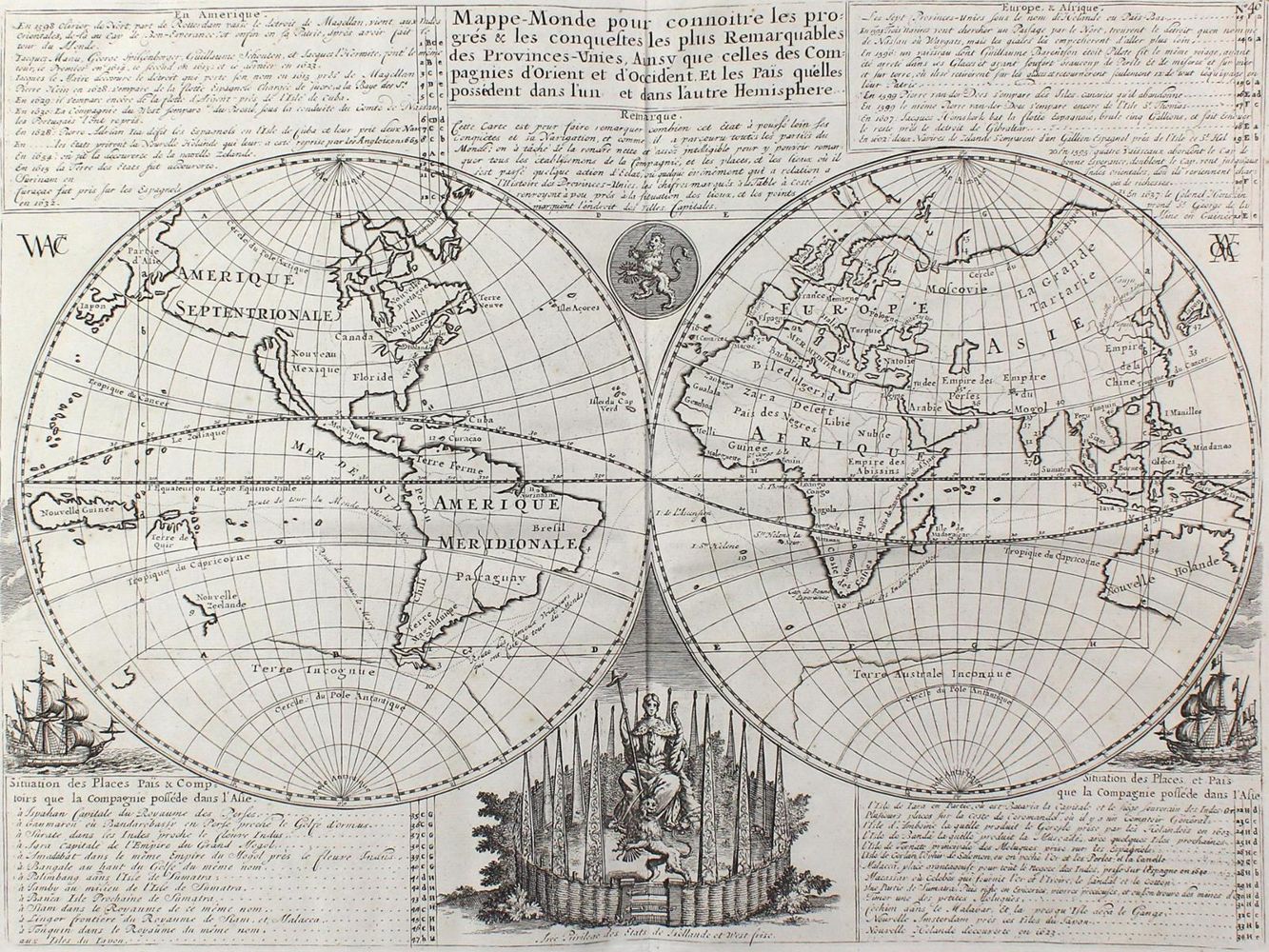 Große Abbildung Nr.3: 120-1347 Chatelain,H.A.: (Verschiedene Länder - Geschichte, Atlanten)