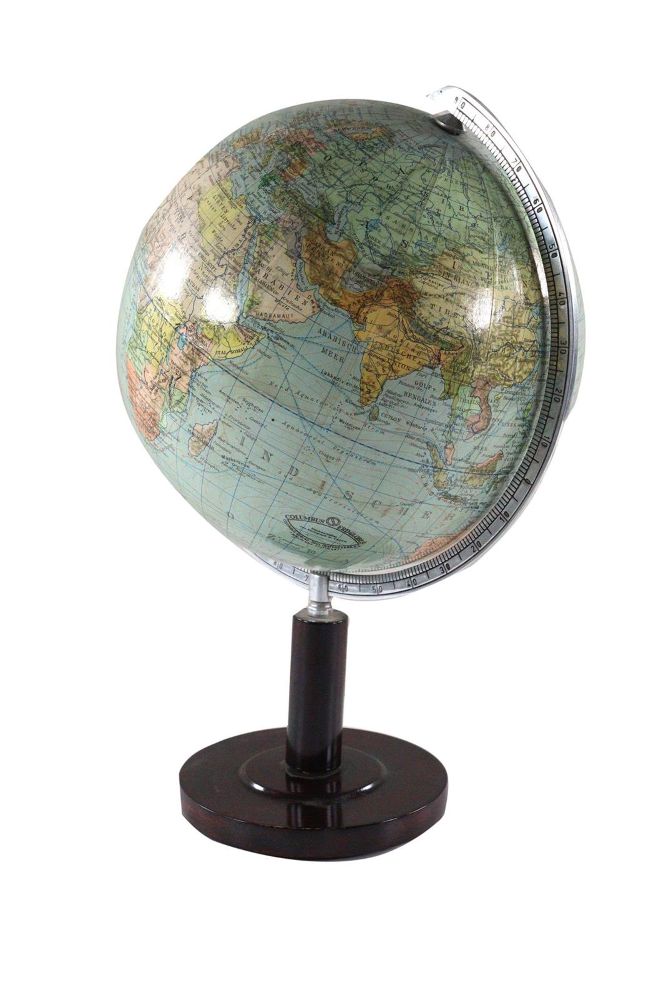 Große Abbildung Nr.1: 120-1348 Columbus Erdglobus.: (Verschiedene Länder - Geschichte, Atlanten, Globen)