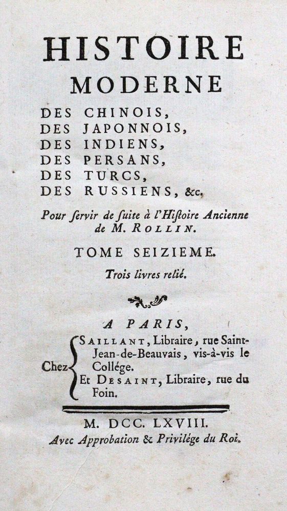 Große Abbildung Nr.1: 120-1381 (Paquot,J.N. Hrsg.).: (Verschiedene Länder - Geschichte)