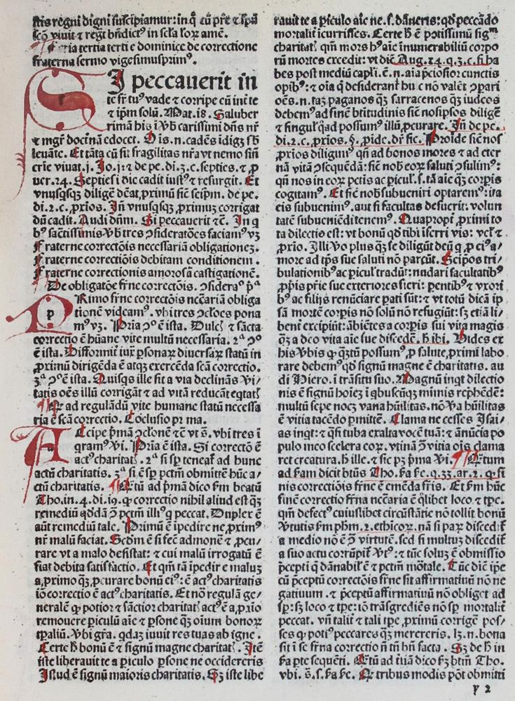 Große Abbildung Nr.2: 120-140 Spiera,A.de.: (Inkunabeln)