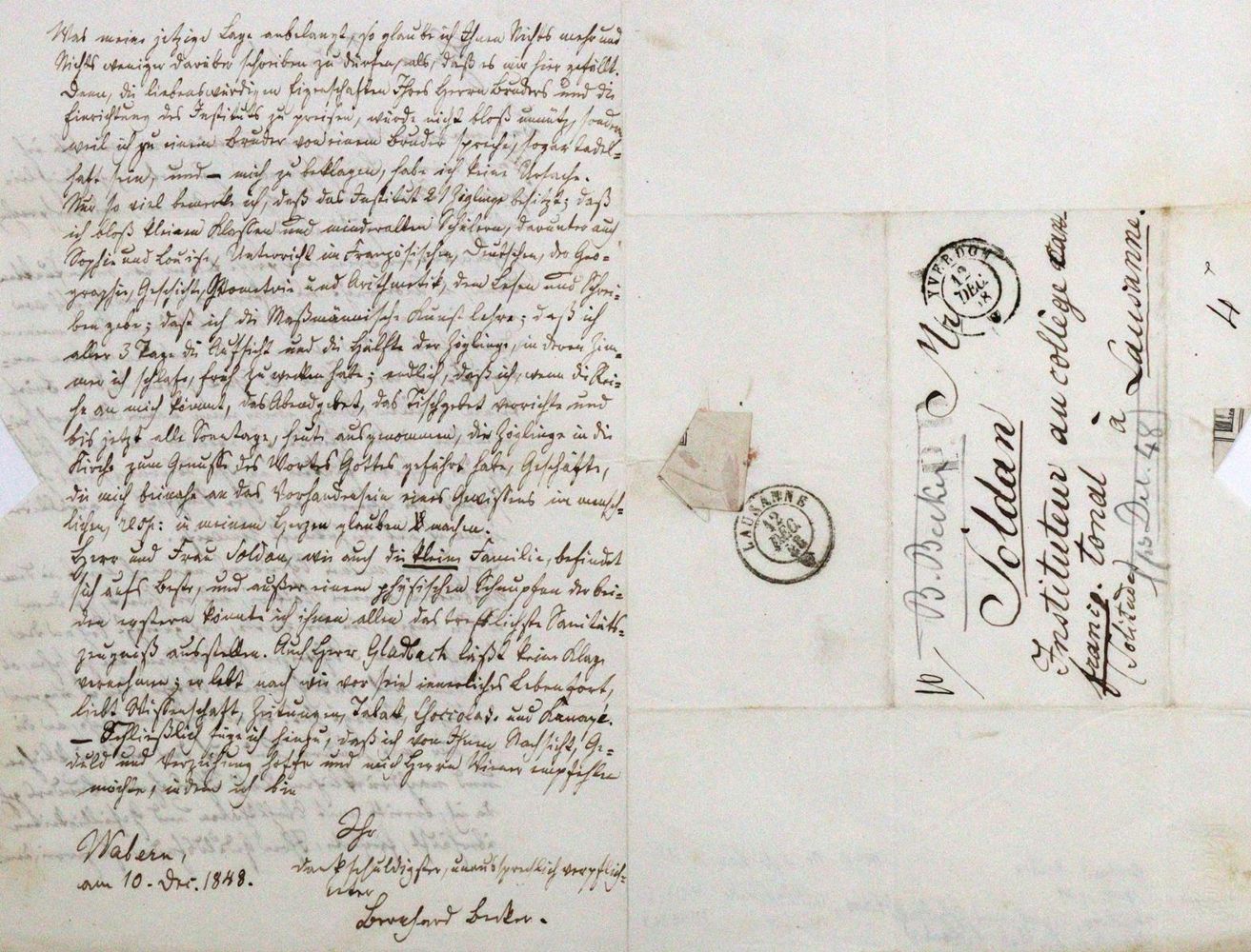 Große Abbildung Nr.1: 120-1404 Becker, Bernhard,: (Autographen)
