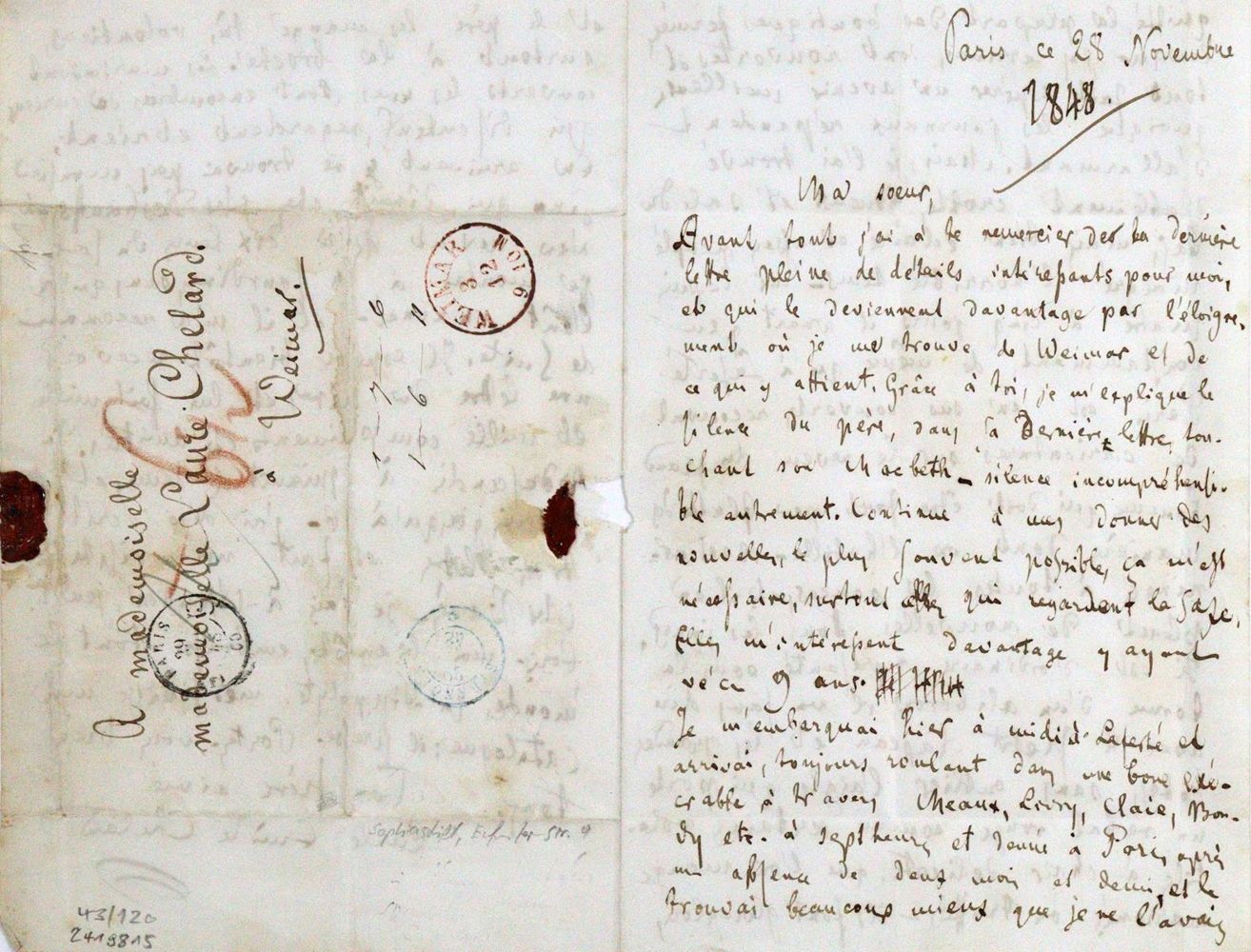 Große Abbildung Nr.1: 120-1406 Budge, Ludwig Julius,: (Autographen)