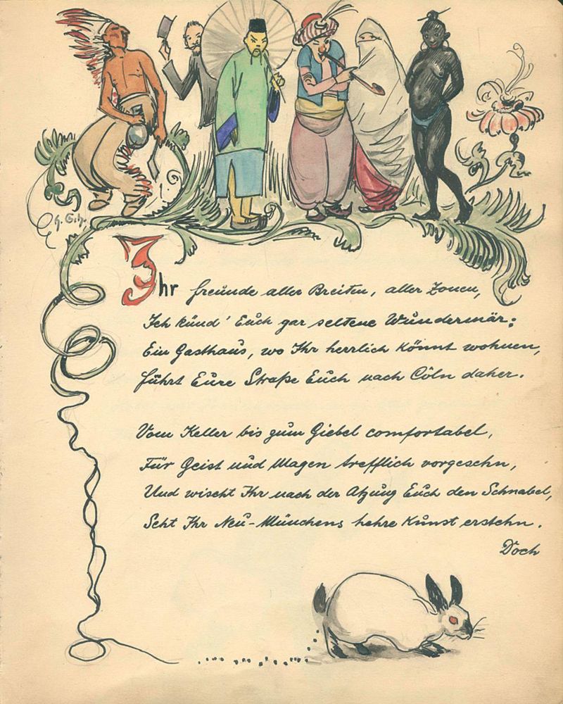Große Abbildung Nr.1: 120-1420 Gästebuch: (Autographen)