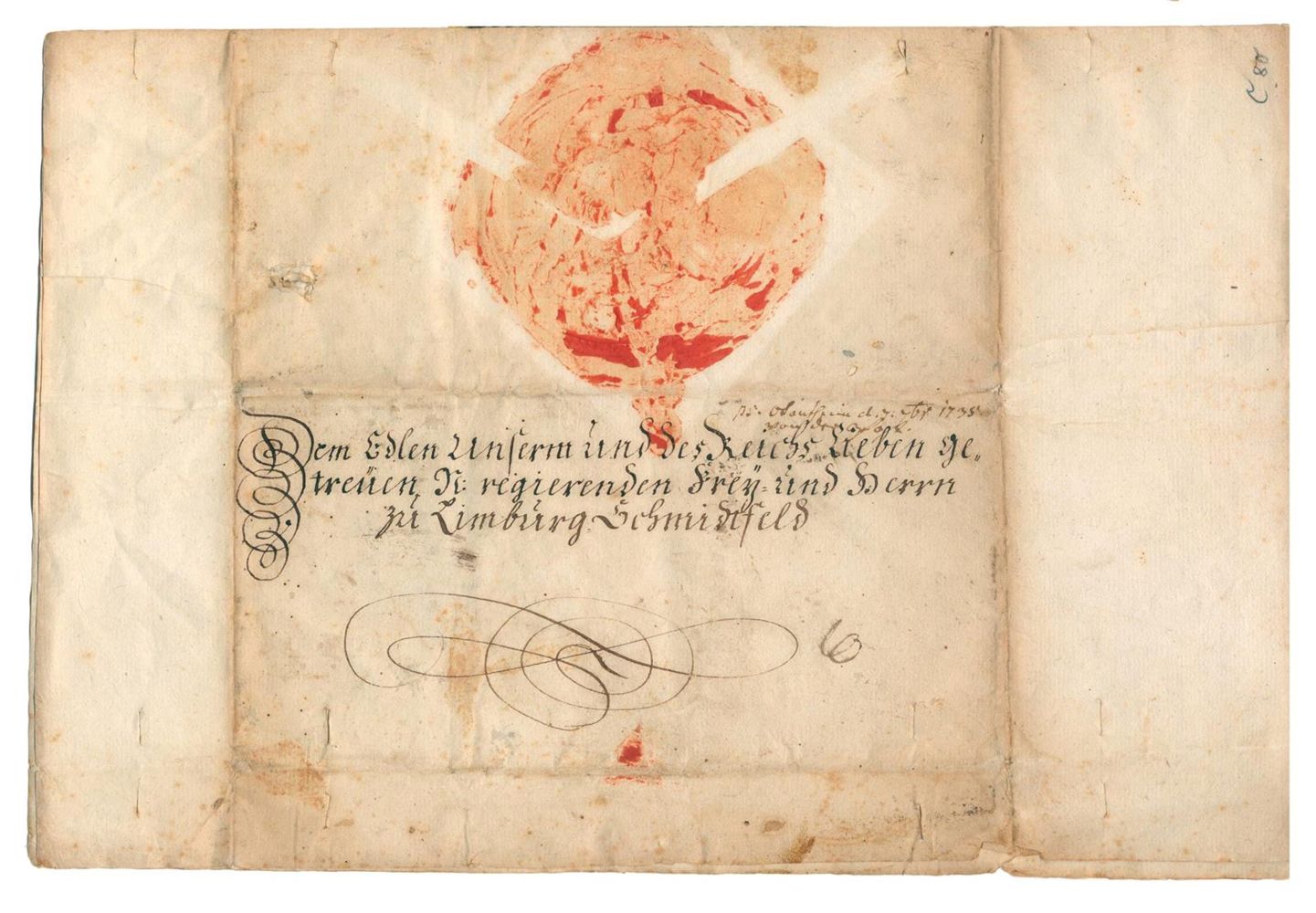 Große Abbildung Nr.1: 120-1424 Karl VI.,: (Autographen)