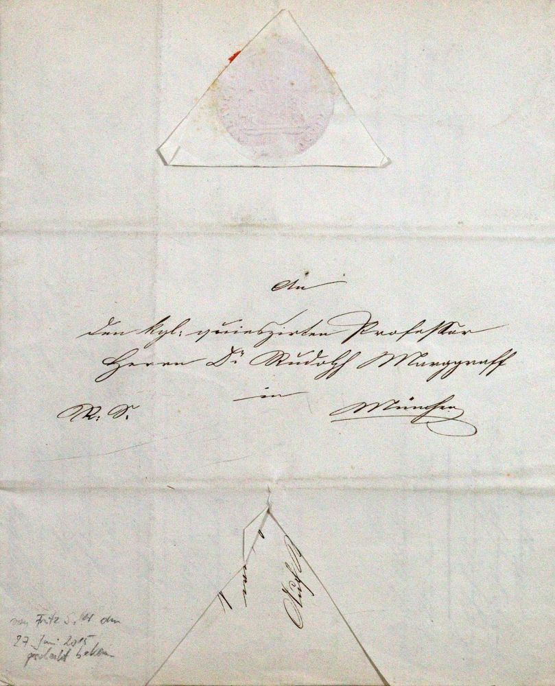 Große Abbildung Nr.3: 120-1425 Kaulbach, Wilhelm von,: (Autographen)