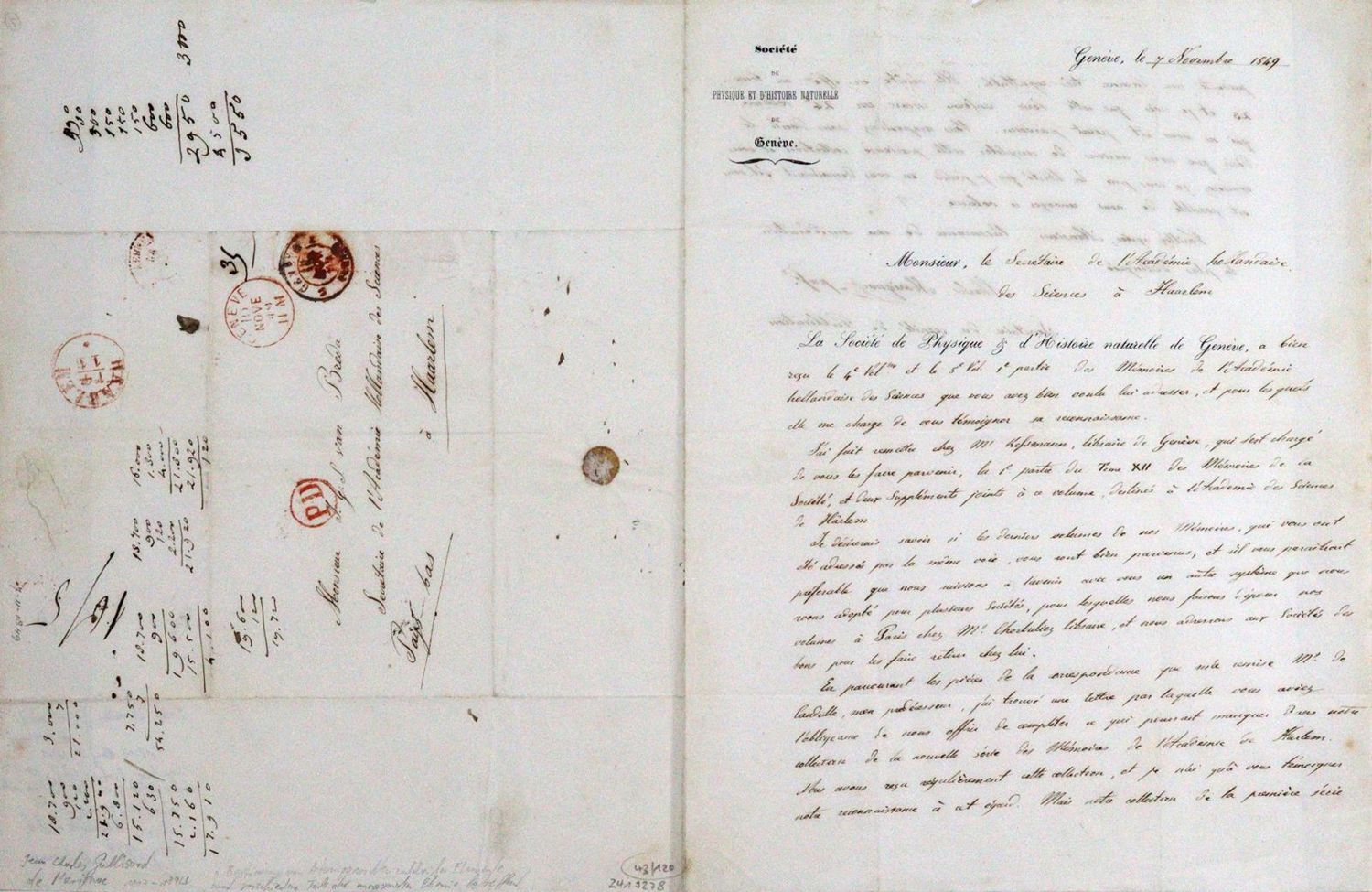 Große Abbildung Nr.1: 120-1432 Marignard, Jean Charles Galissard de,: (Autographen)