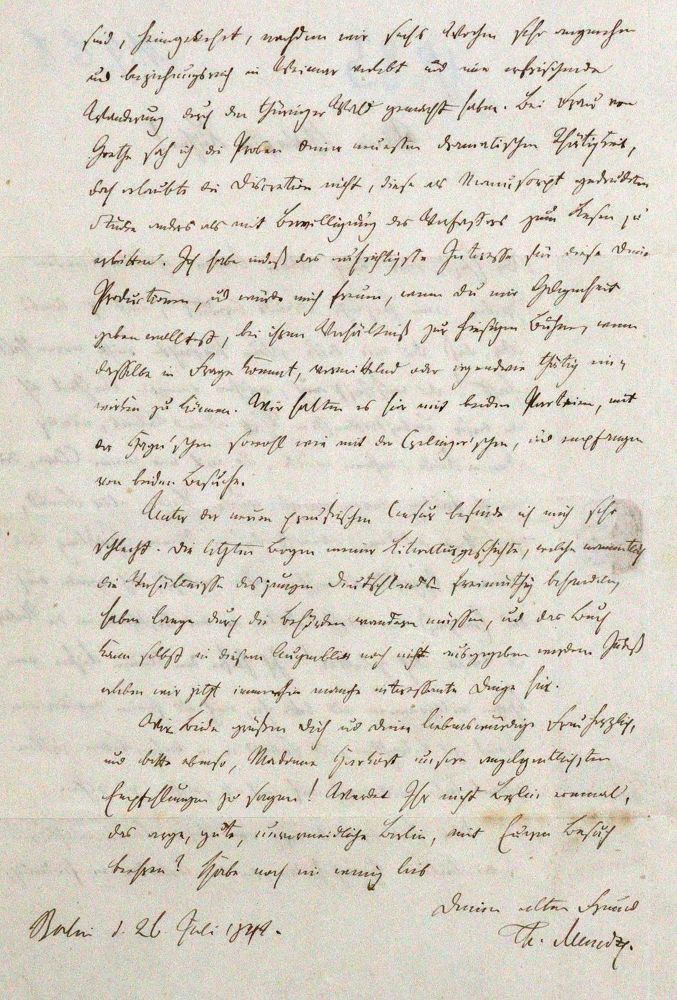 Große Abbildung Nr.2: 120-1436 Mundt, Theodor,: (Autographen)