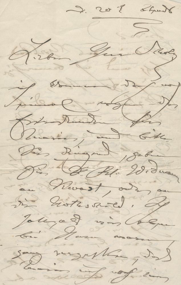 Große Abbildung Nr.1: 120-1454 Schumann, Clara,: (Autographen)
