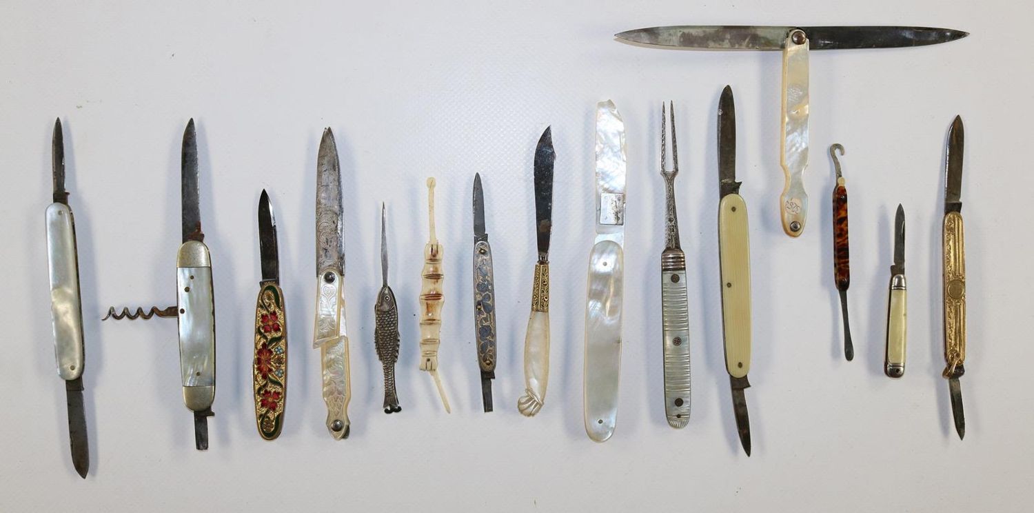 Große Abbildung Nr.3: 120-1513 Taschenmesser u. Messer: (Varia)