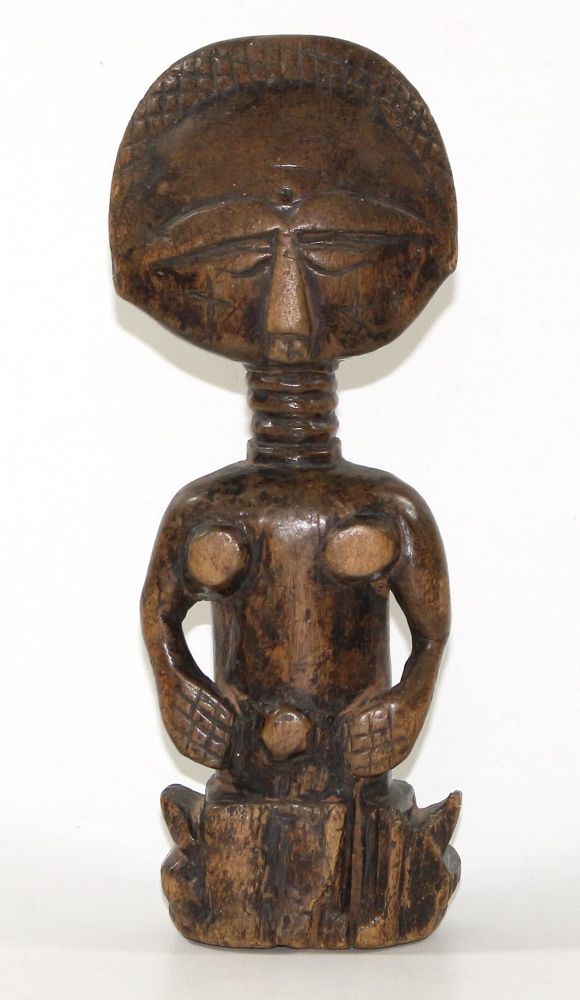 Große Abbildung Nr.1: 120-1547 Akuaba alte Fruchtbarkeitsfigur: (Afrika, Sammlung Wolfgang Nerlich)