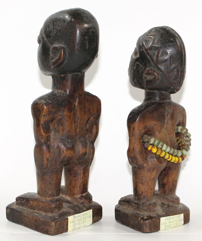 Große Abbildung Nr.2: 120-1549 Altes Ibeji-Paar.: (Afrika, Sammlung Wolfgang Nerlich)