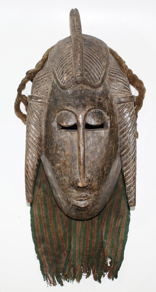 Große Abbildung Nr.1: 120-1560 Maske der Bambara/Bamana: (Afrika, Sammlung Wolfgang Nerlich)