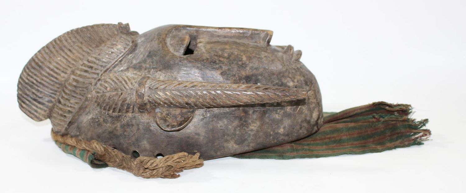 Große Abbildung Nr.2: 120-1560 Maske der Bambara/Bamana: (Afrika, Sammlung Wolfgang Nerlich)