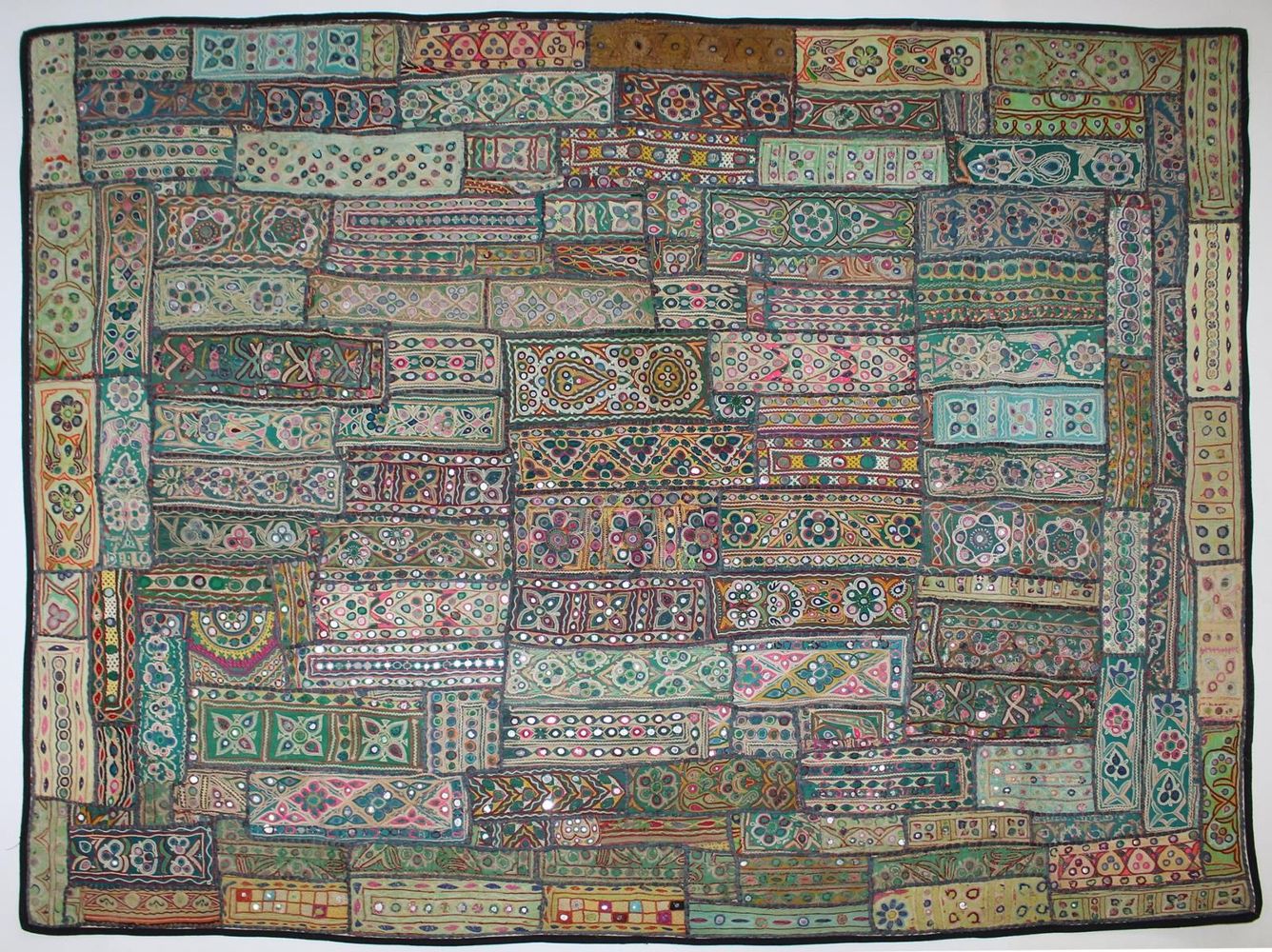 Große Abbildung Nr.9: 120-1640 Rajasthan Indien Decken: (Asiatika, Stoffe)