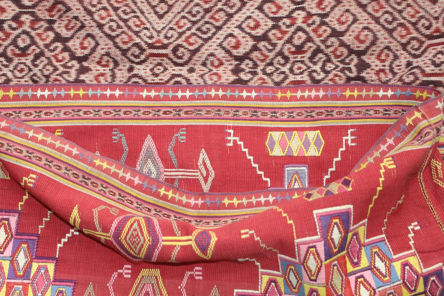 Große Abbildung Nr.2: 120-1647 Timor Sarong.: (Asiatika, Stoffe)