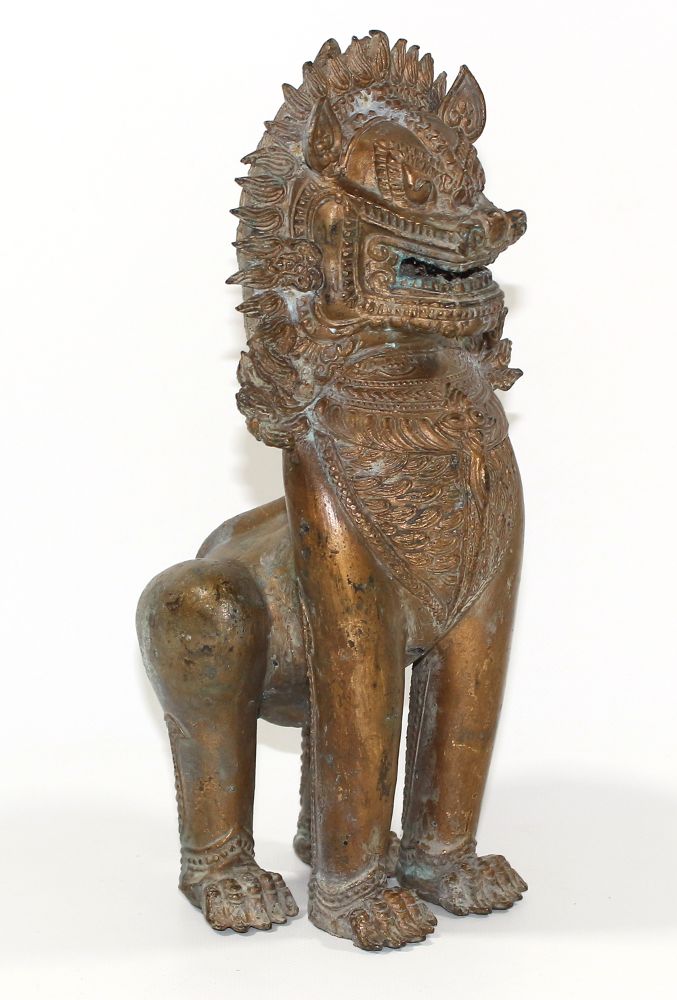 Große Abbildung Nr.2: 120-1649 Tempellöwe Thailand: (Asiatika)
