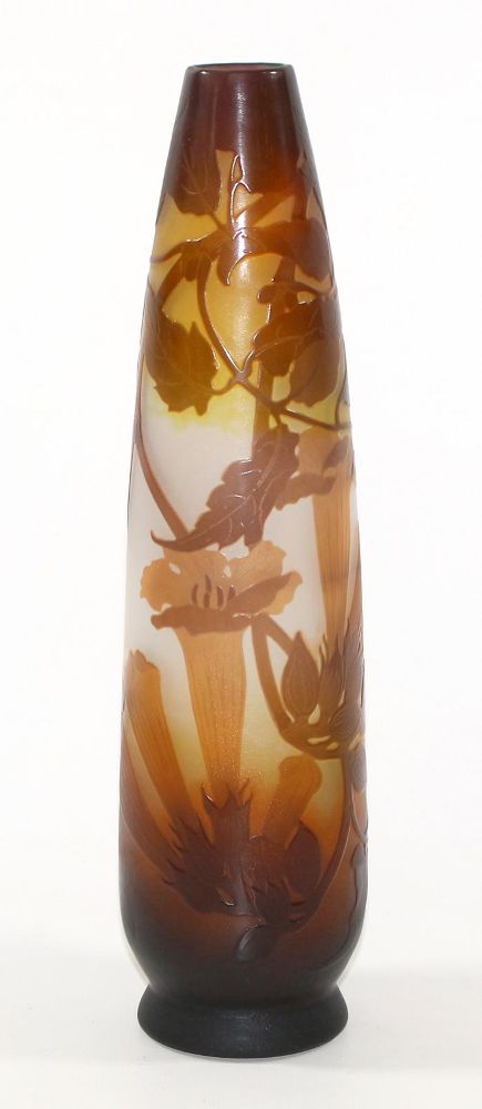 Große Abbildung Nr.1: 120-1668 D'argenthal Cameo Vase: (Glas)