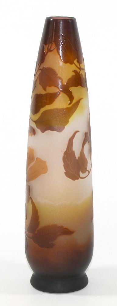 Große Abbildung Nr.2: 120-1668 D'argenthal Cameo Vase: (Glas)