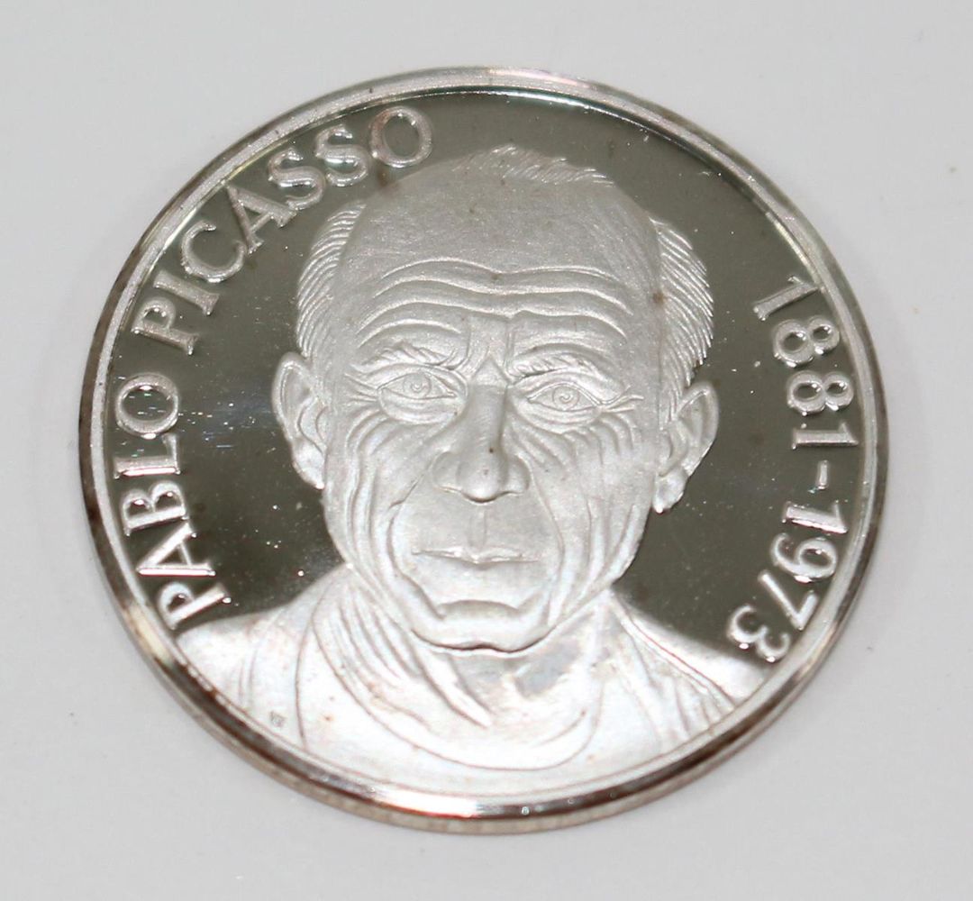 Große Abbildung Nr.3: 120-1683 Pablo Picasso: (Münzen und Medaillen)