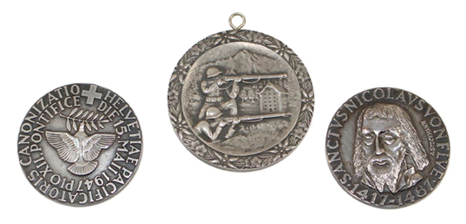 Große Abbildung Nr.2: 120-1684 Schweiz Schützenmedaillen u.: (Münzen und Medaillen)