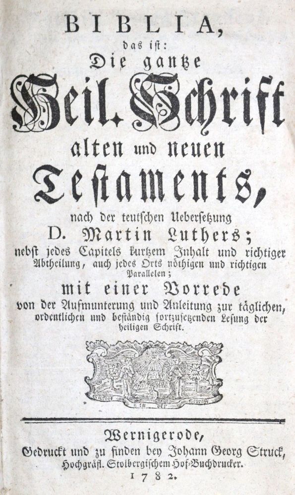 Große Abbildung Nr.1: 120-17 Biblia germanica.: (Bibeln)