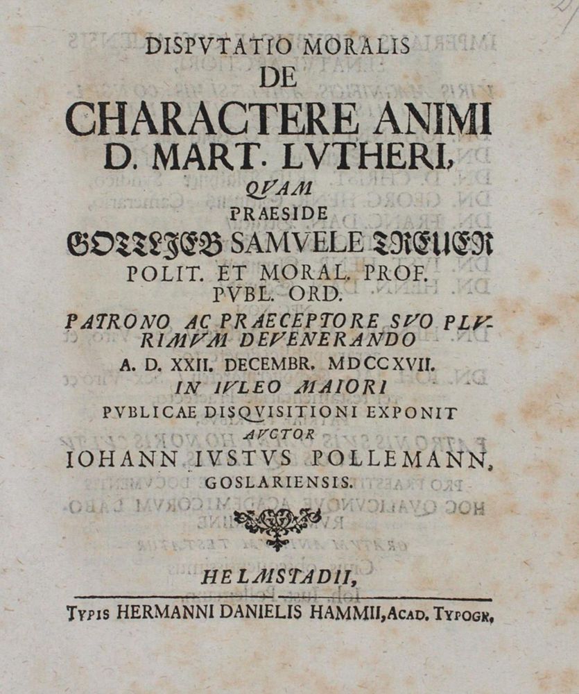 Große Abbildung Nr.1: 120-171 Pollemann,J.J.: (Luther)