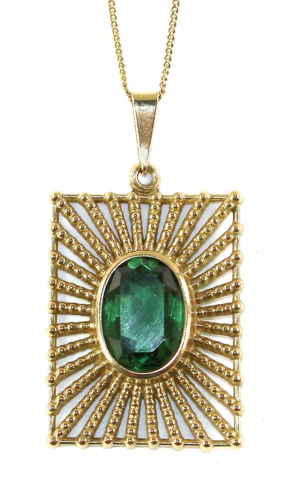 Große Abbildung Nr.1: 120-1722 Filligrananhänger 70er Jahre: (Schmuck, Anhänger)