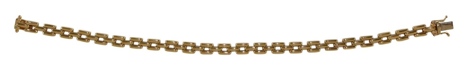 Große Abbildung Nr.1: 120-1745 Armband 585 Gelbgold: (Schmuck, DRC Pforzheim)