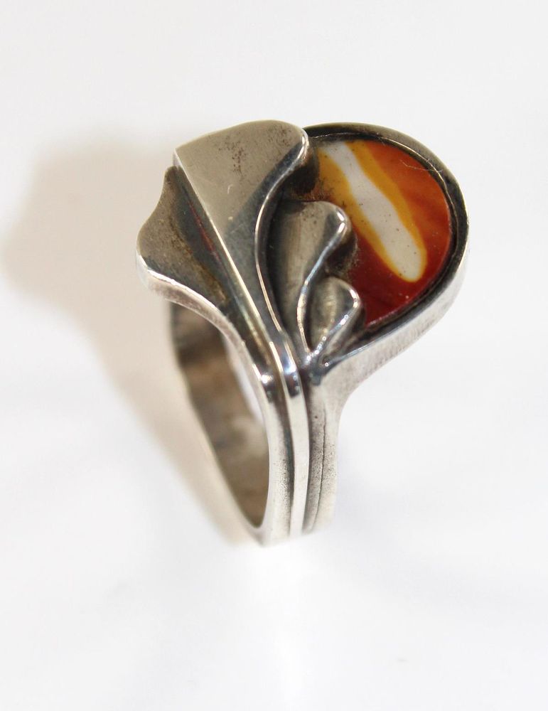 Große Abbildung Nr.1: 120-1777 Art Deco Ring Siegele & Bennet: (Schmuck, Ringe)