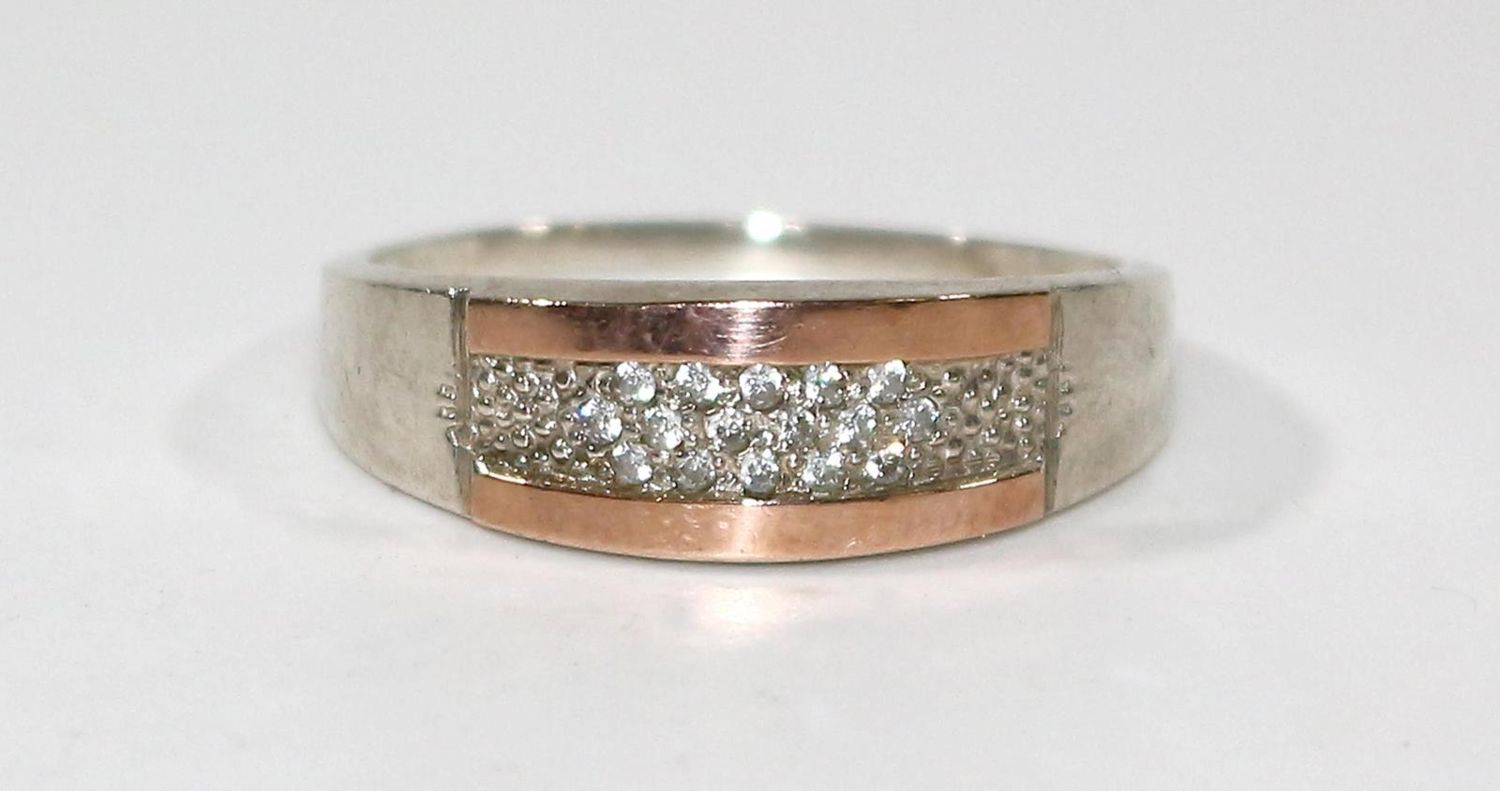 Große Abbildung Nr.1: 120-1778 Brillant-Bandring: (Schmuck, Ringe)