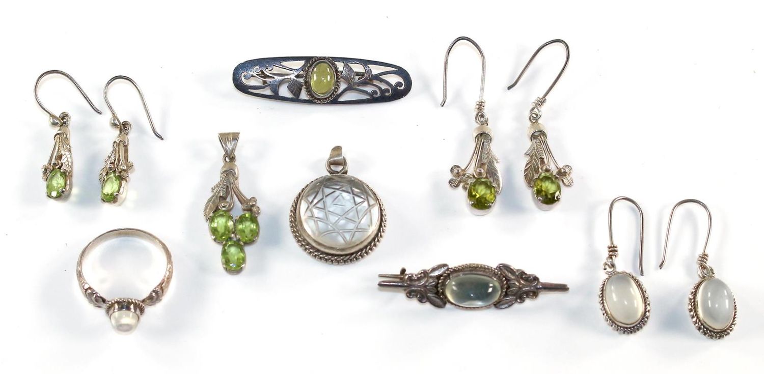 Große Abbildung Nr.1: 120-1788 Konvolut Silberschmuck.: (Schmuck, Sammlungen)