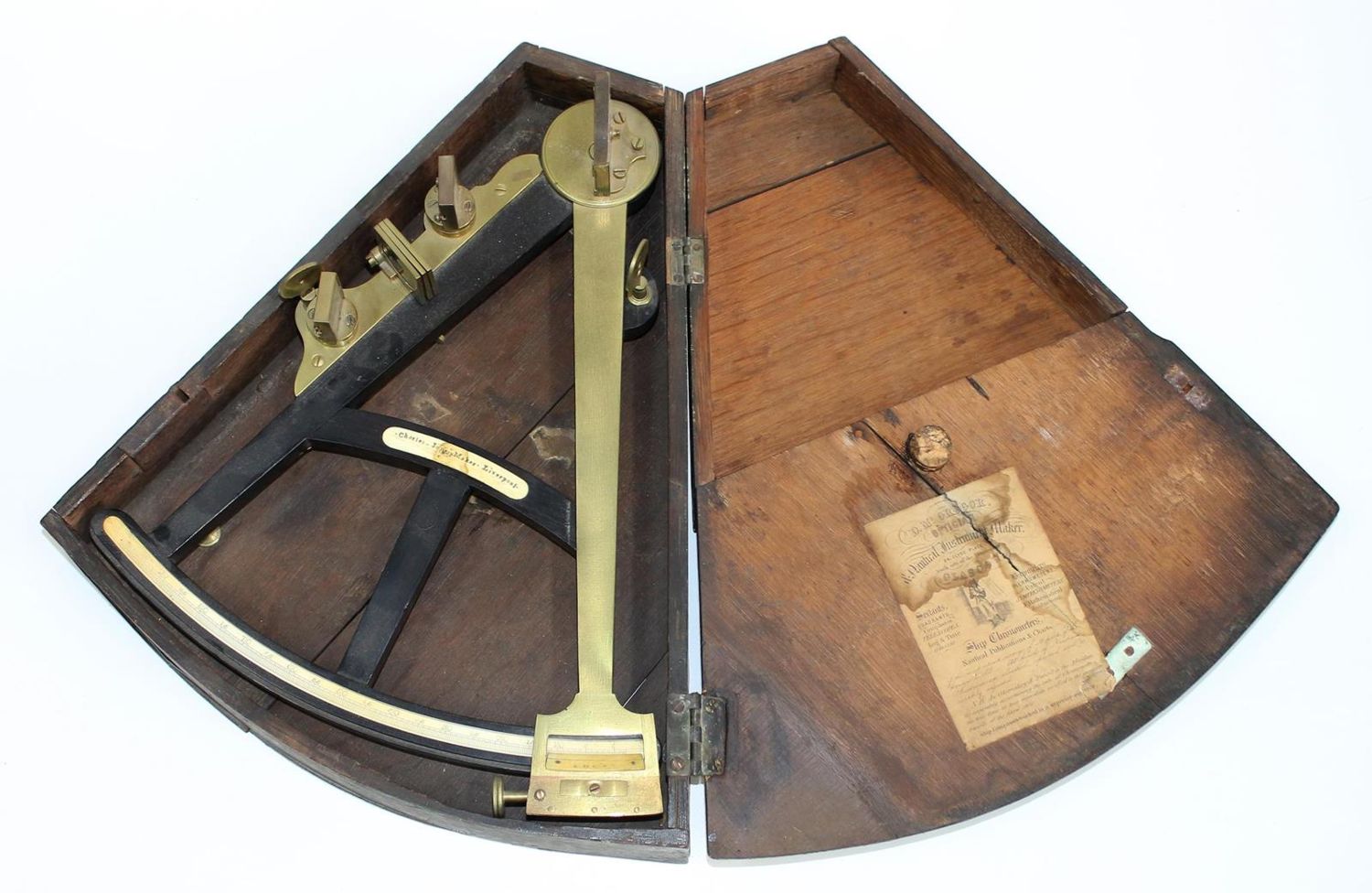 Große Abbildung Nr.1: 120-1801 Sextant Charles Jones: (Seewesen)