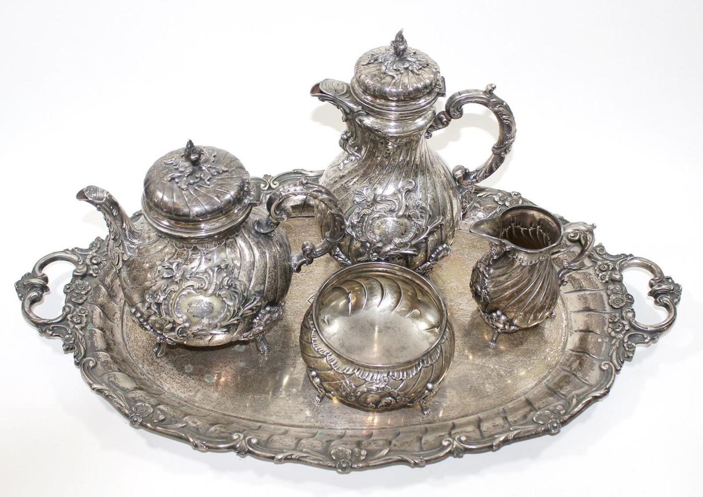 Große Abbildung Nr.2: 120-1803 Großer Kaffee- u. Teekern 800 Silb.: (Silber)