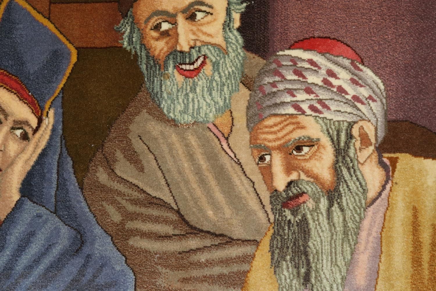 Große Abbildung Nr.4: 120-1817 Bildteppich wohl Isfahan.: (Teppiche)