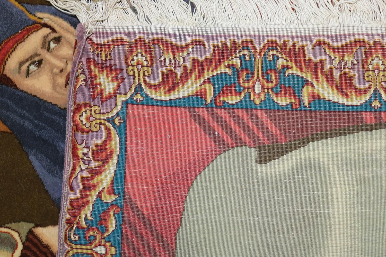 Große Abbildung Nr.5: 120-1817 Bildteppich wohl Isfahan.: (Teppiche)