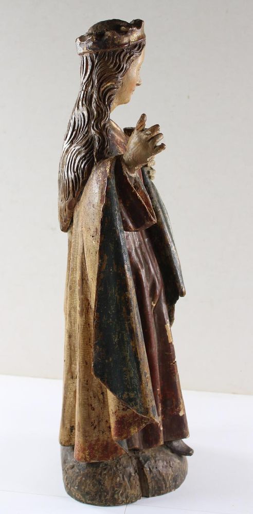 Große Abbildung Nr.3: 120-1836 Heilige Barbara.: (Volkskunst)